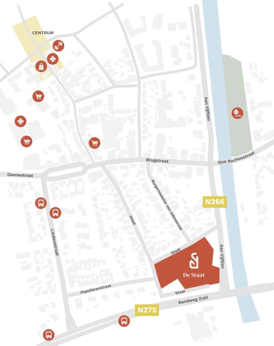 De directe omgeving van De Staat in Nederweert